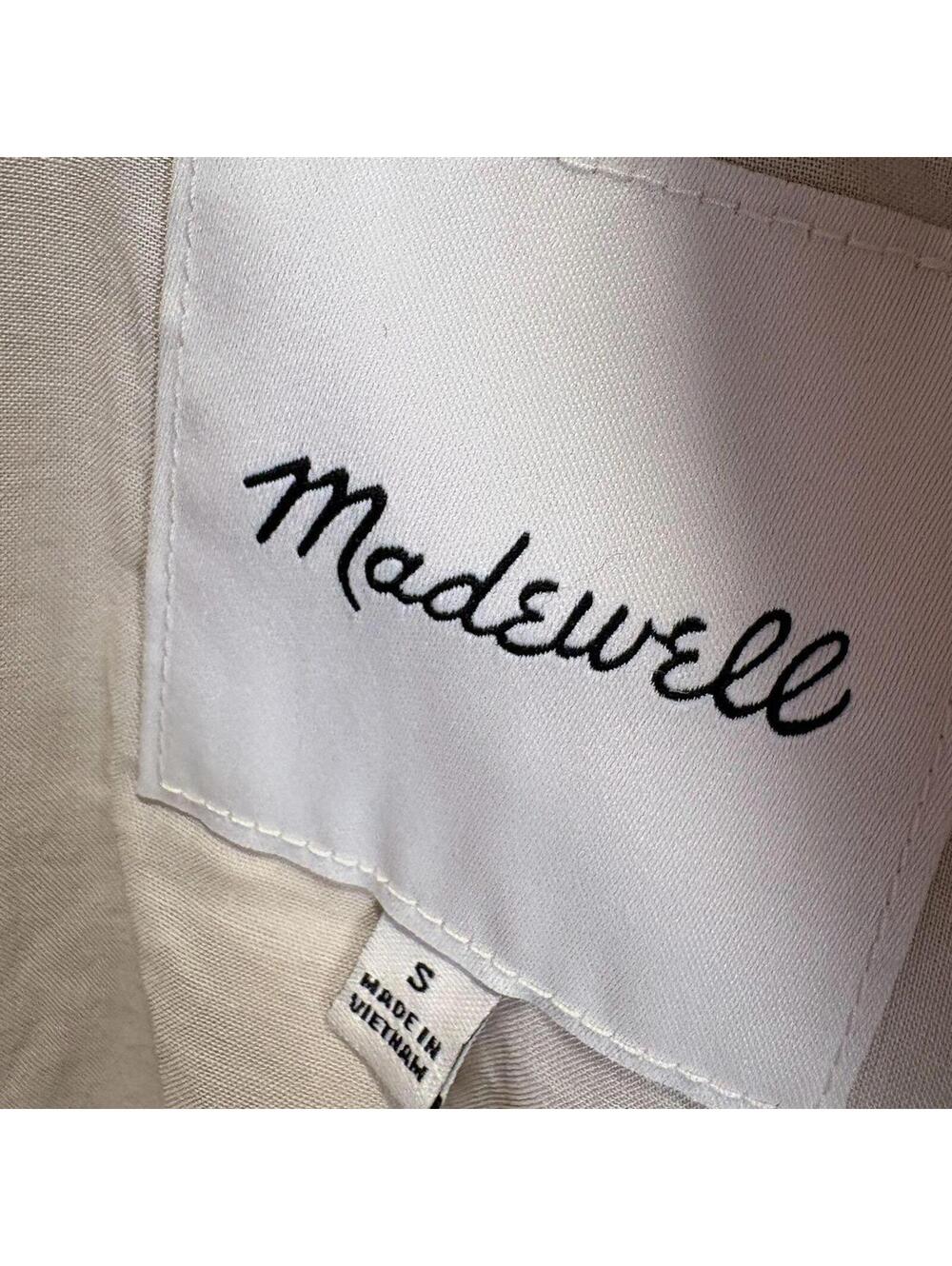 Madewell Women's Cream and White Jacket - Picture 3 of 3